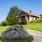 Gardenised Outdoor Natural Artificial Lightweight Husk Rock Faux Rock Decor Covers Up Landscape Utilities QI004667 - alternate 4